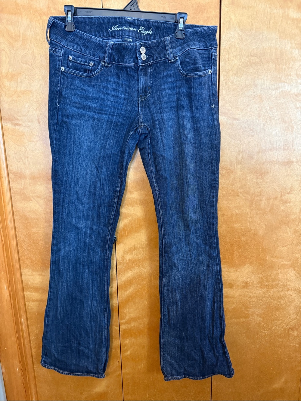 EUC - American Eagle Outfitters Dark Denim Artist Bootcut Jeans Size 10 Regular